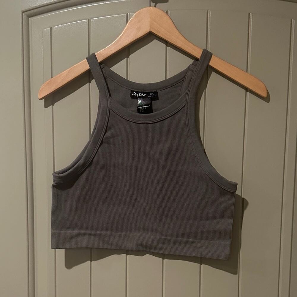 ASTER Ribbed Tank Top M - Picture 5 of 7